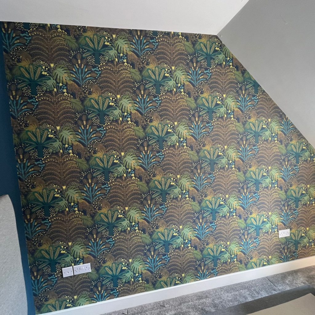 feature wallpaper install in stansted